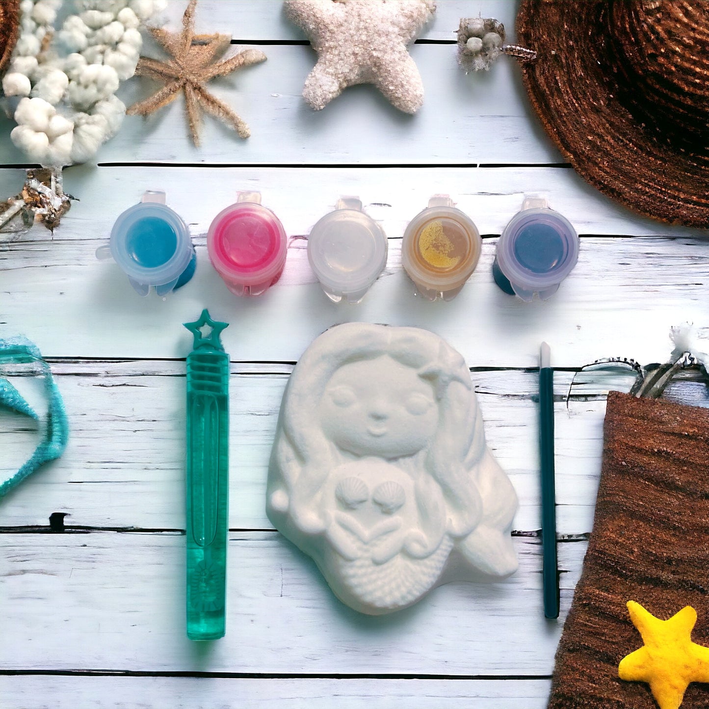 Molly Mermaid Paint your Own Bath Bomb Kit
