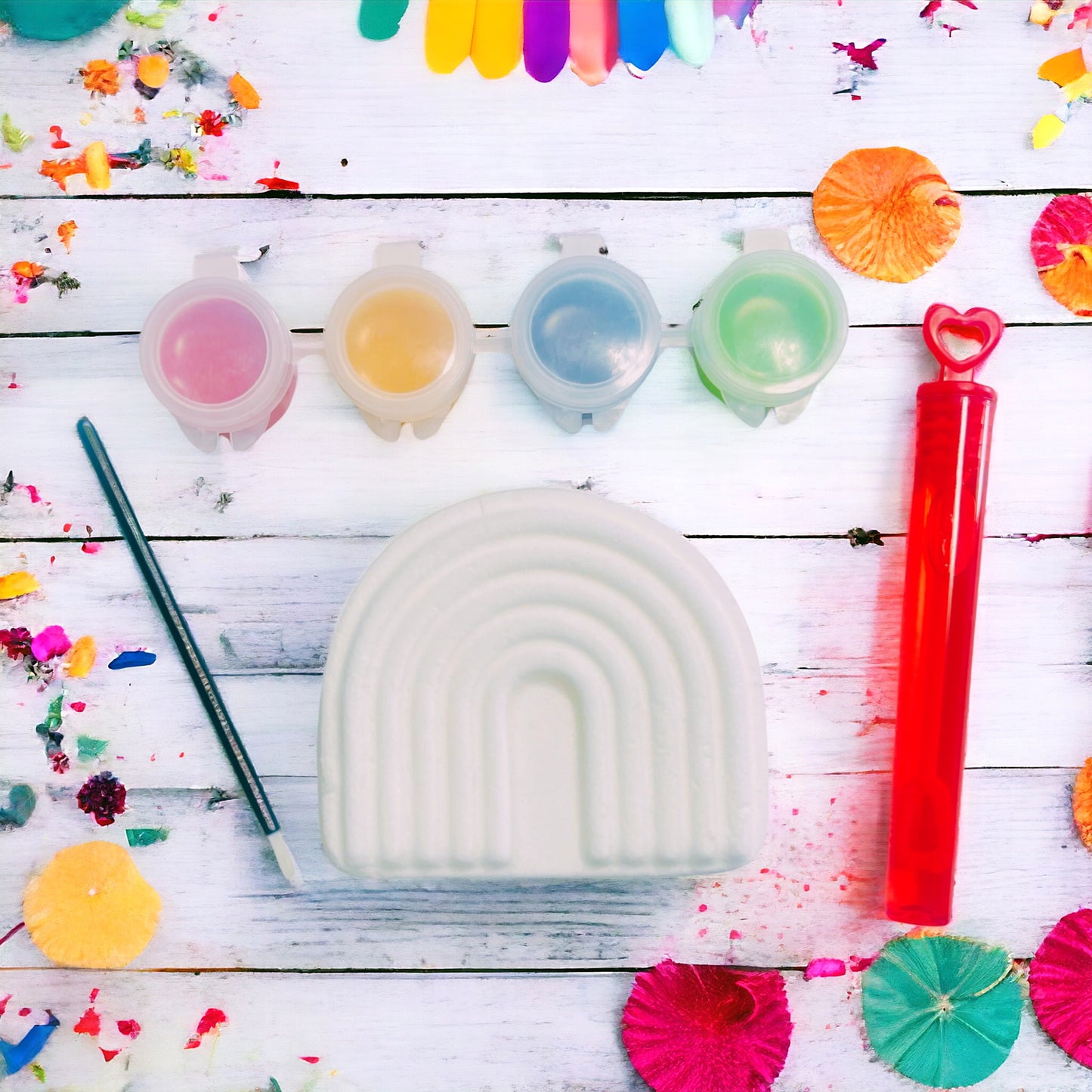 Razzledazzle Rainbow Paint Your Own Bath Bomb Kit